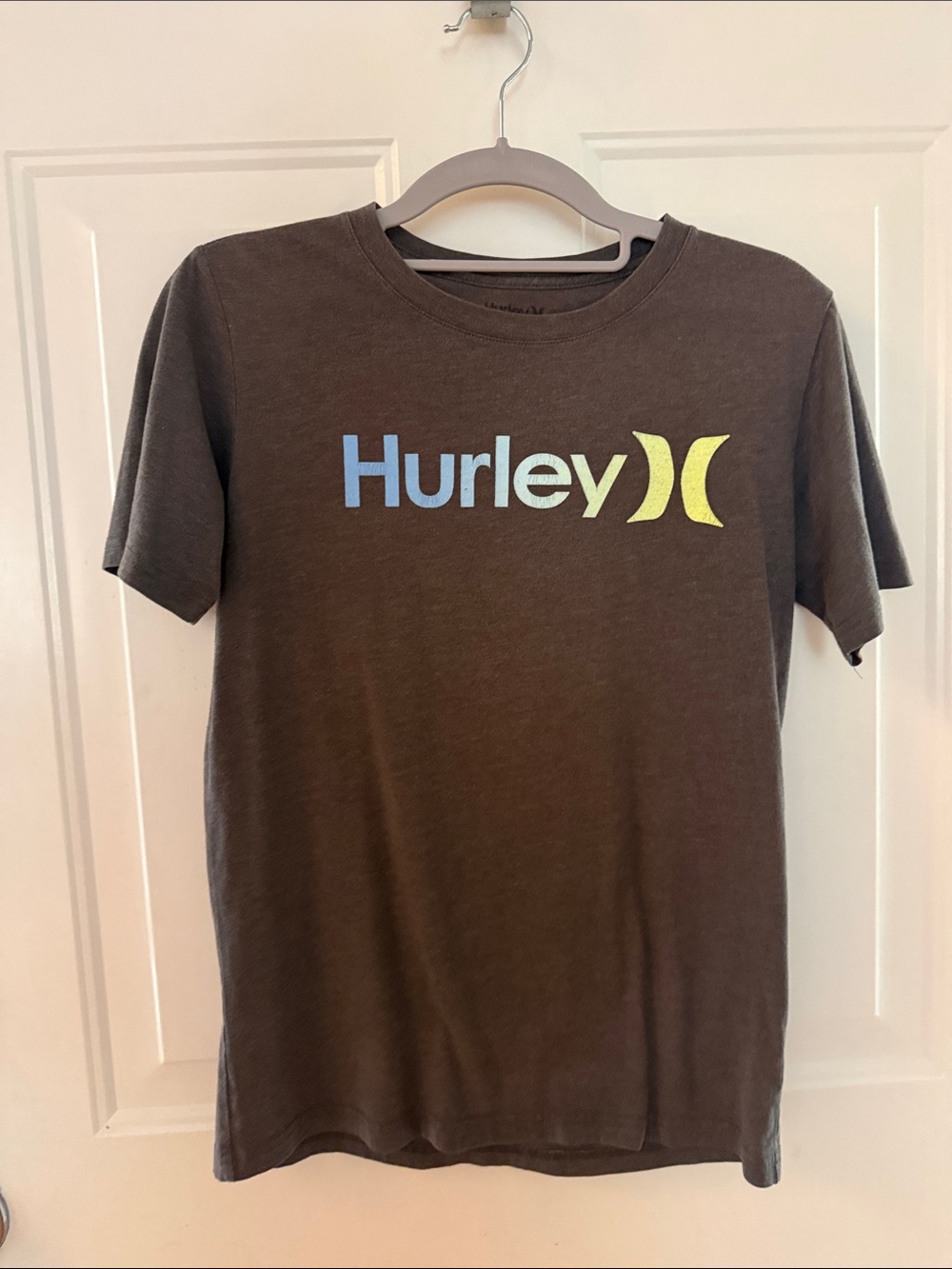 Hurley youth large charcoal grey  Logo T-Shirt